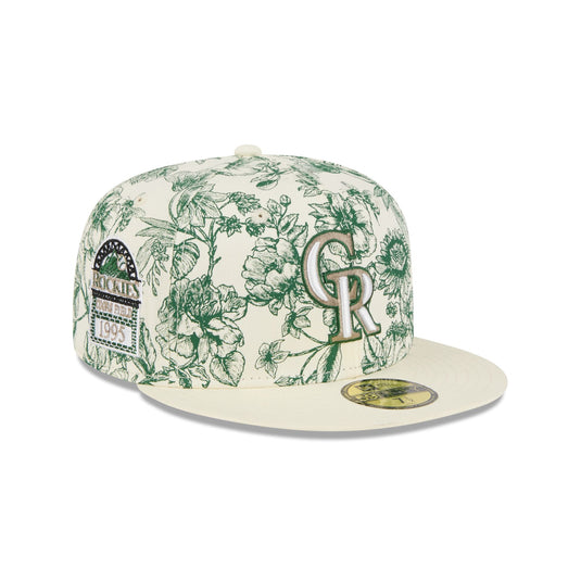 Colorado Rockies Spring Floral 59FIFTY Fitted Hat - New Era Cap