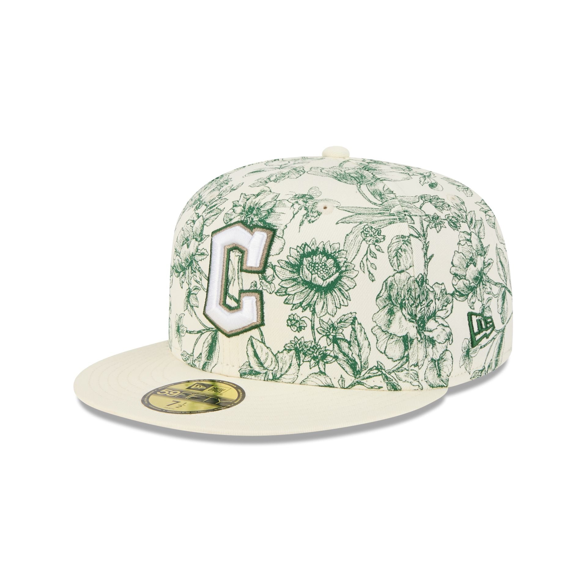 Cleveland Guardians Spring Floral 59FIFTY Fitted Hat