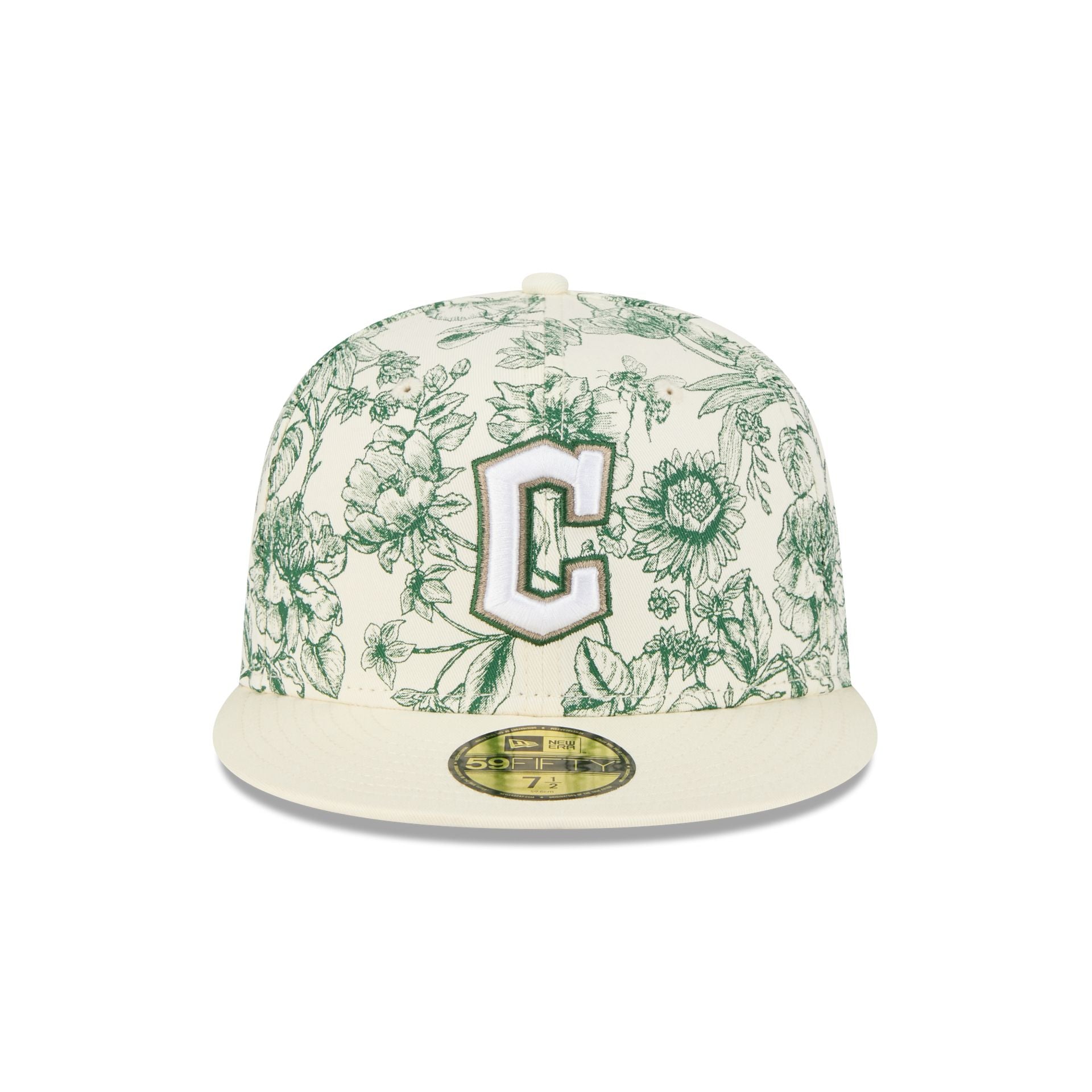 Cleveland Guardians Spring Floral 59FIFTY Fitted Hat
