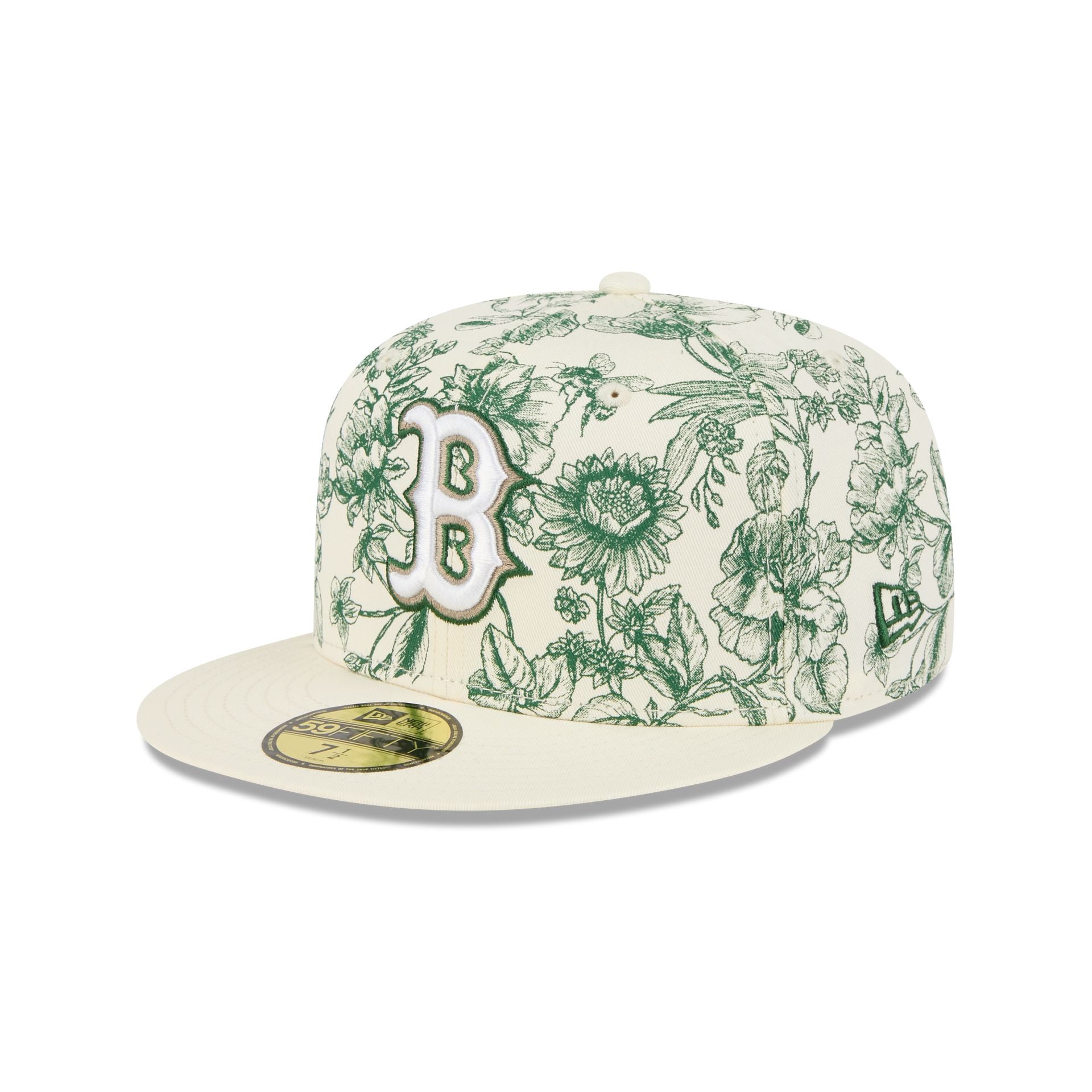 Boston Red Sox Spring Floral 59FIFTY Fitted Hat