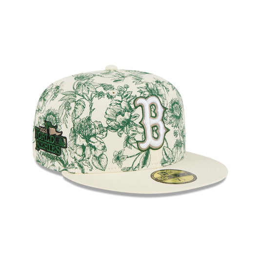 Boston Red Sox Spring Floral 59FIFTY Fitted Hat - New Era Cap