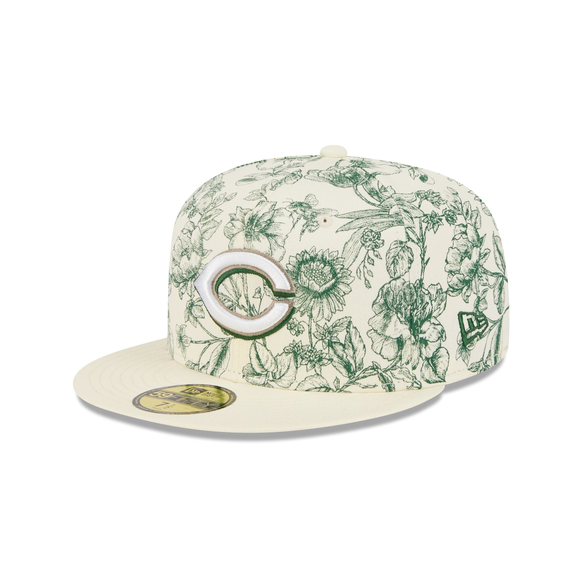 Cincinnati Reds Spring Floral 59FIFTY Fitted Hat