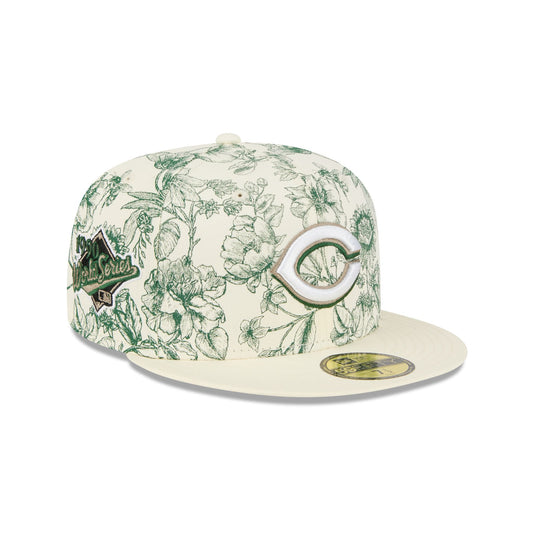 Cincinnati Reds Spring Floral 59FIFTY Fitted Hat - New Era Cap