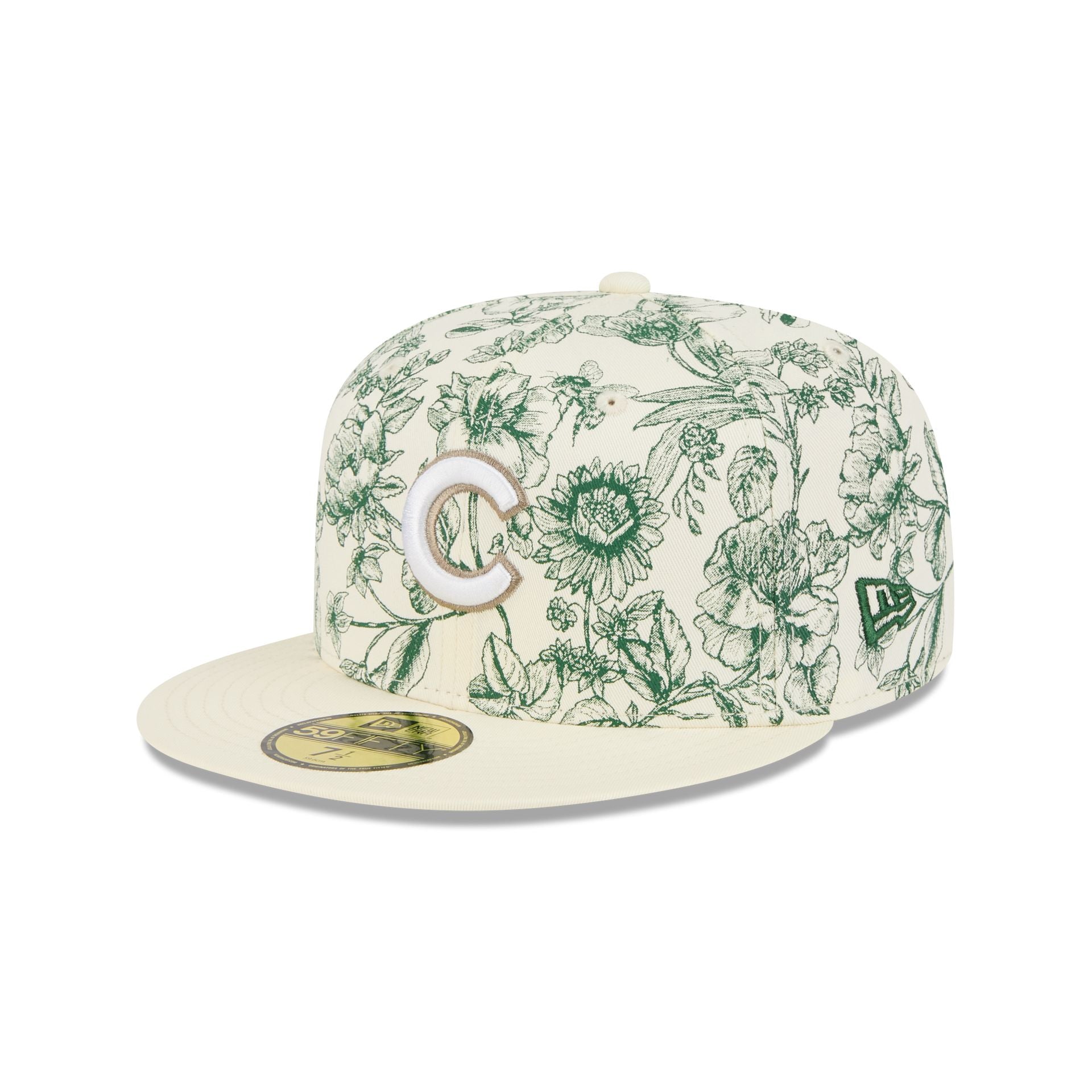 Chicago Cubs Spring Floral 59FIFTY Fitted Hat