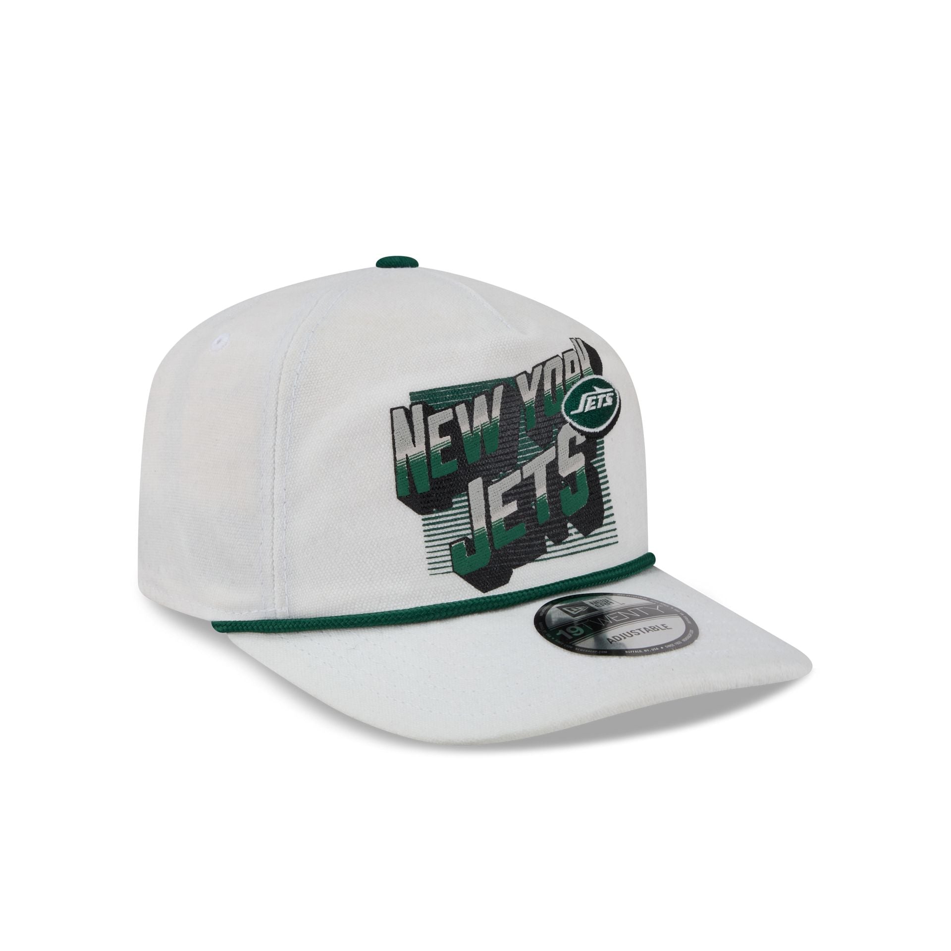 New York Jets Duck Cloth 19TWENTY Adjustable Hat