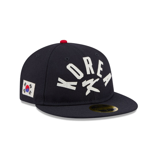 Korea Classic Script Retro Crown 59FIFTY Fitted Hat - New Era Cap