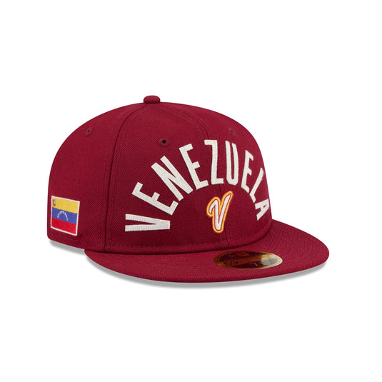 Venezuela Classic Script Retro Crown 59FIFTY Fitted Hat - New Era Cap