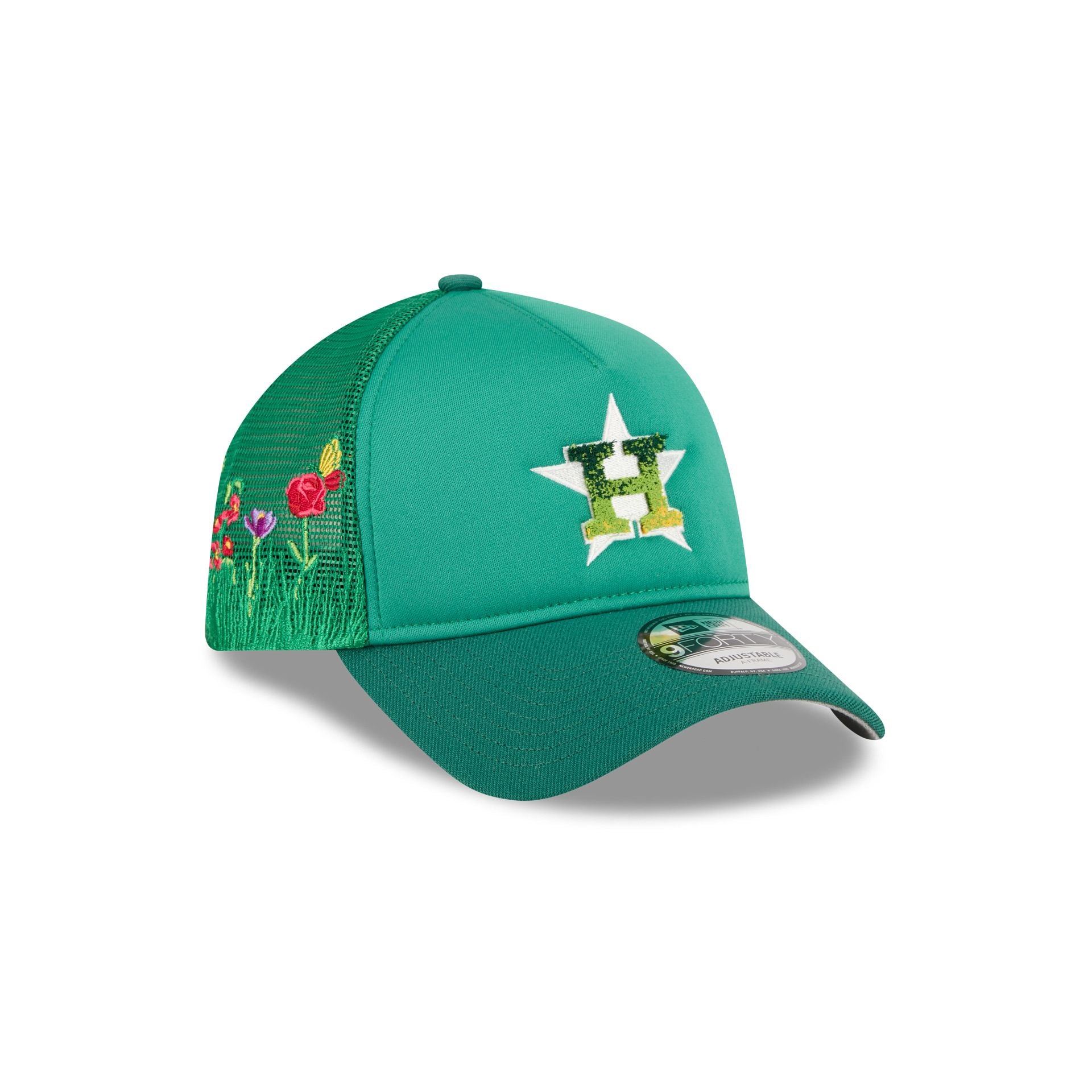 Houston Astros Gradient Logo 9FORTY A-Frame Trucker Hat
