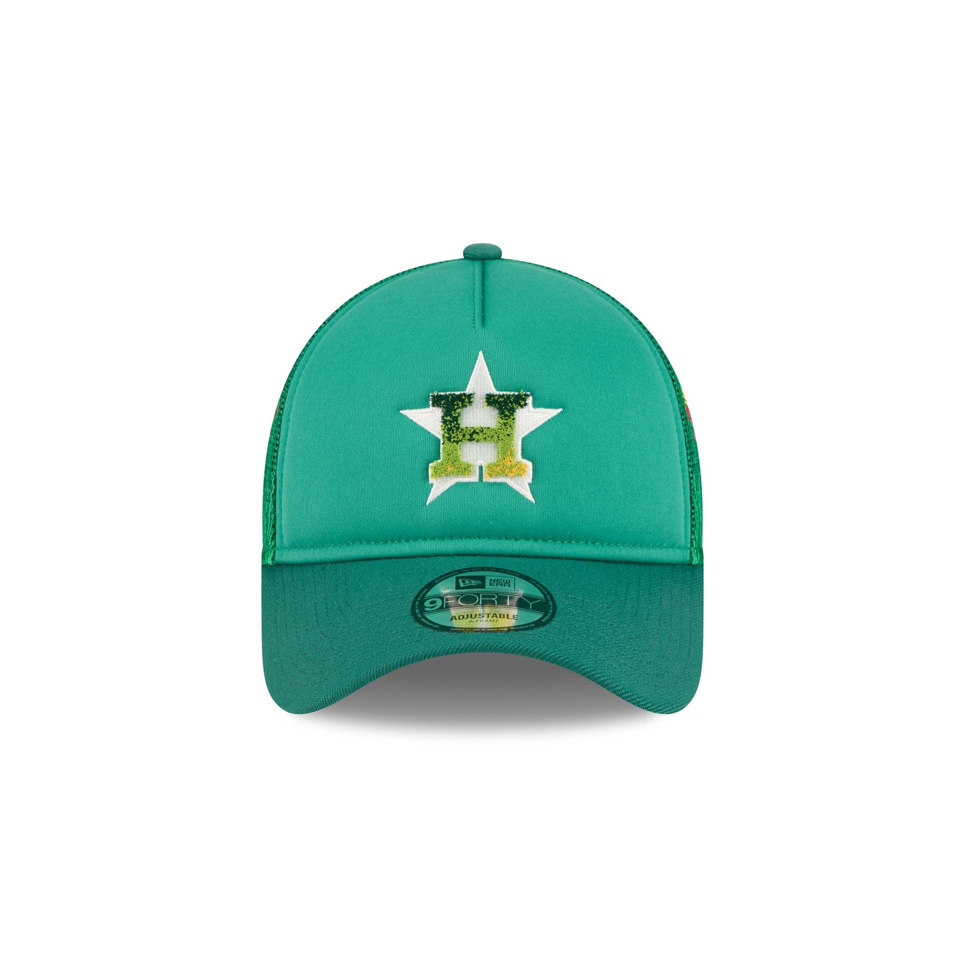 Houston Astros Gradient Logo 9FORTY A-Frame Trucker Hat