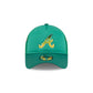 Atlanta Braves Gradient Logo 9FORTY A-Frame Trucker Hat