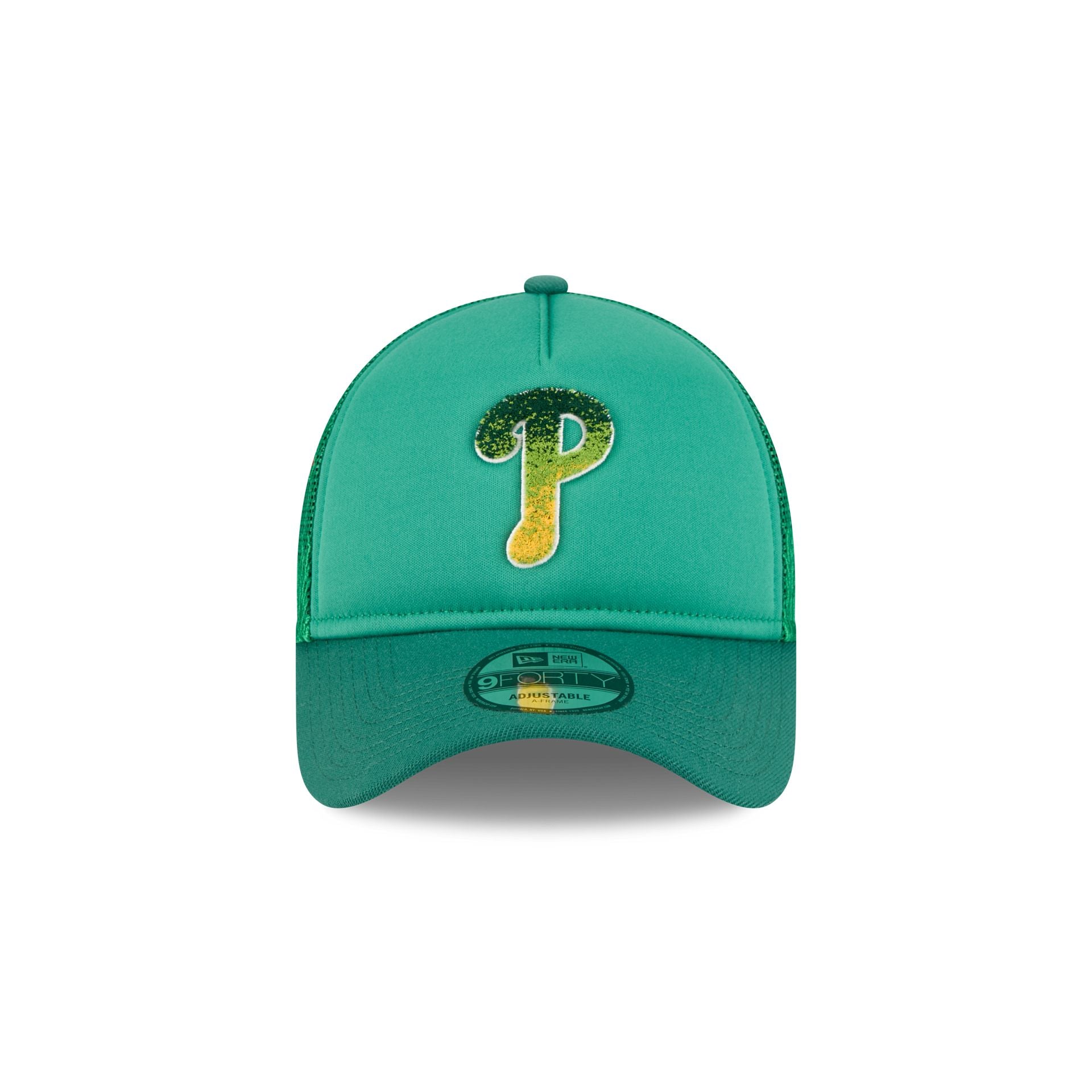 Philadelphia Phillies Gradient Logo 9FORTY A-Frame Trucker Hat