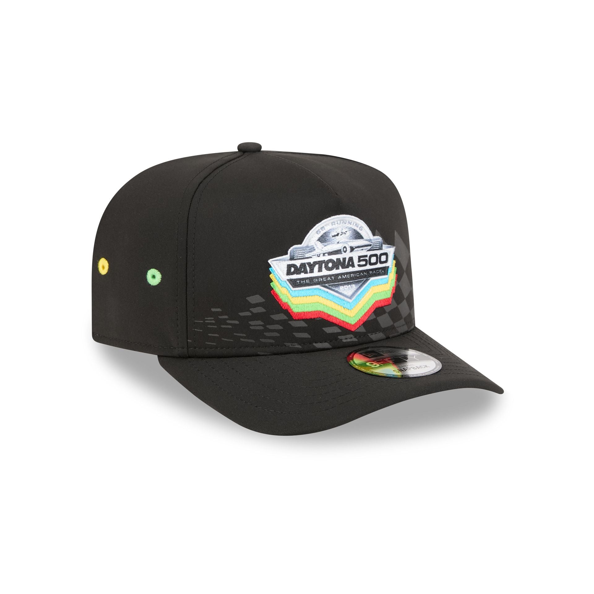 NASCAR DAYTONA 500 Black 9FIFTY A-Frame Snapback Hat