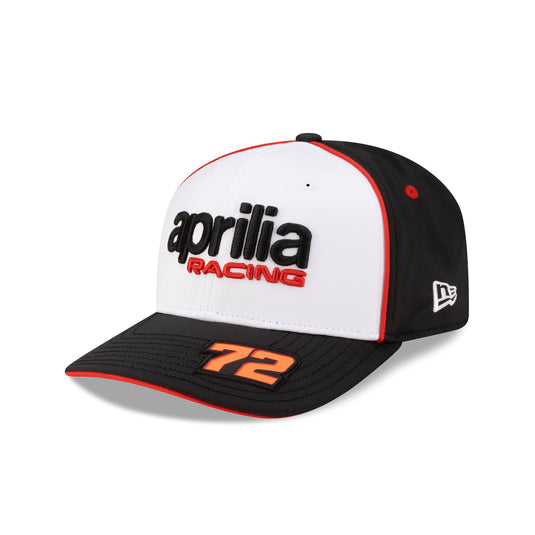 Aprilia Racing Marco Bezzecchi White 9SEVENTY Stretch-Snap Hat - New Era Cap
