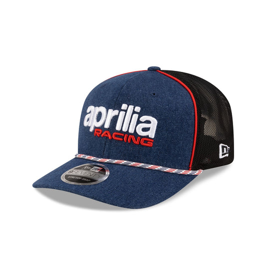 2026 Austin Race Special Aprilia Racing Denim 9SEVENTY Trucker Hat - New Era Cap