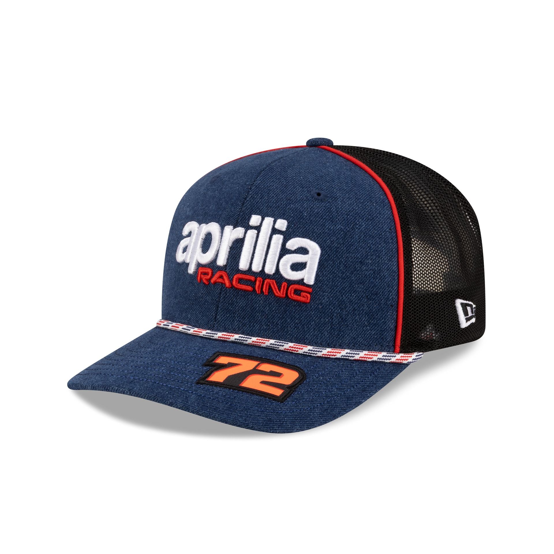 2026 Austin Race Special Aprilia Racing Marco Bezzecchi Denim 9SEVENTY Trucker Hat