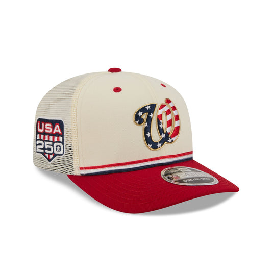 Washington Nationals Independence Day 2026 9SEVENTY Trucker Hat - New Era Cap