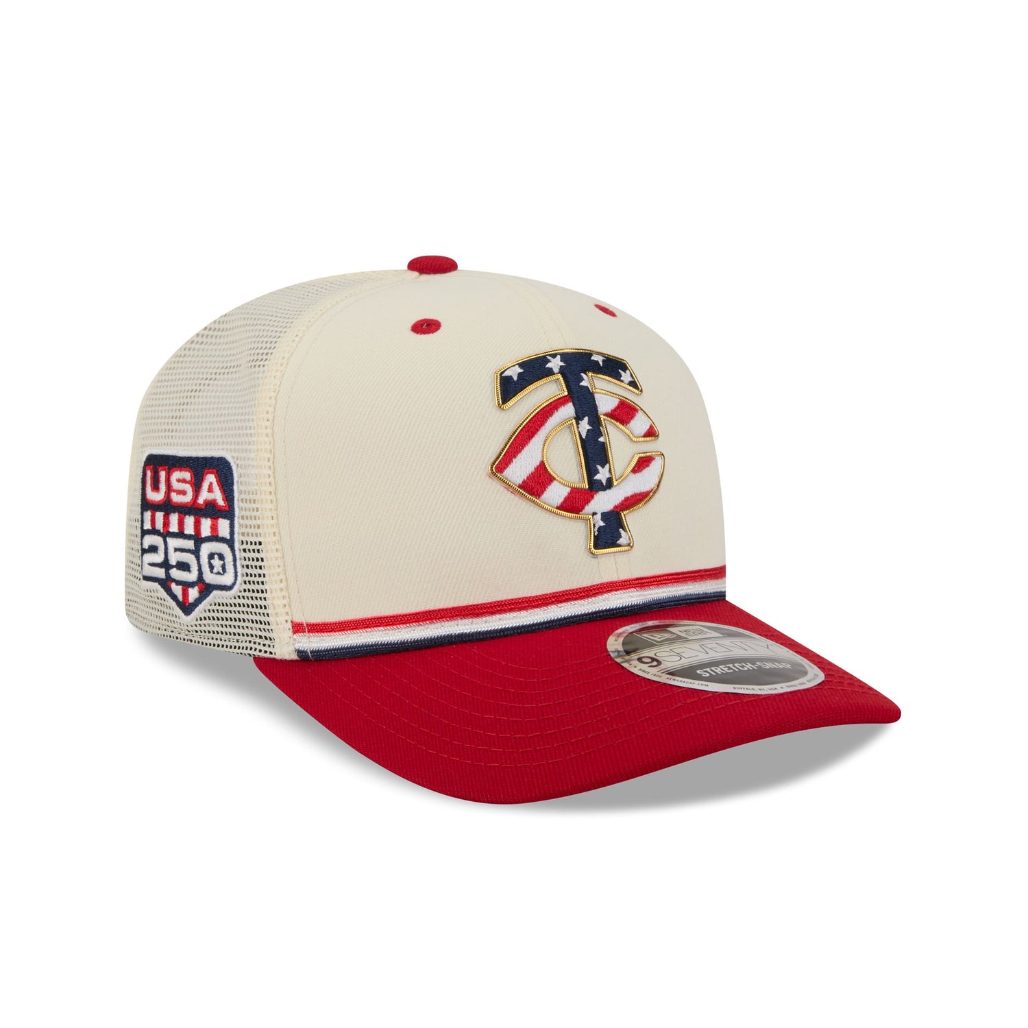 Minnesota Twins Independence Day 2026 9SEVENTY Trucker Hat