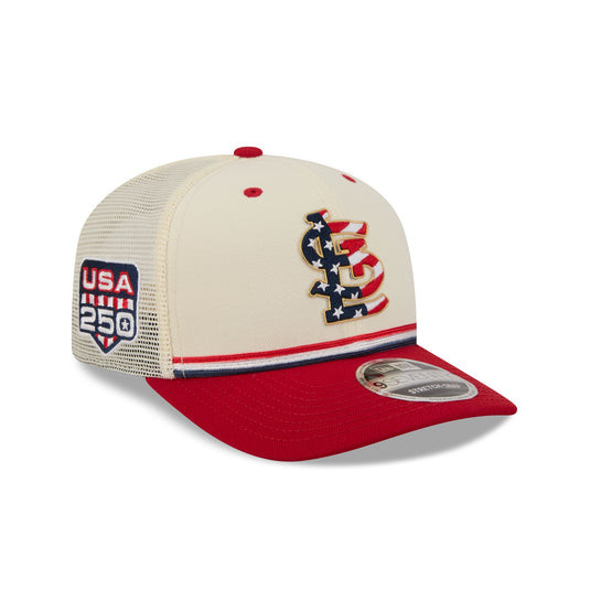 St. Louis Cardinals Independence Day 2026 9SEVENTY Trucker Hat - New Era Cap