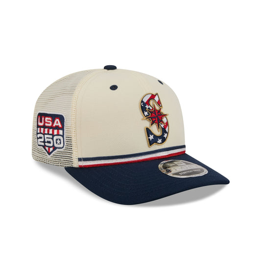Seattle Mariners Independence Day 2026 9SEVENTY Trucker Hat - New Era Cap
