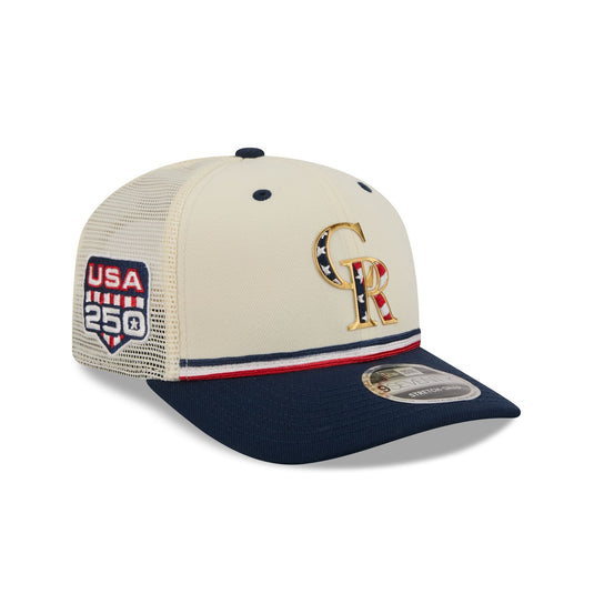 Colorado Rockies Independence Day 2026 9SEVENTY Trucker Hat - New Era Cap