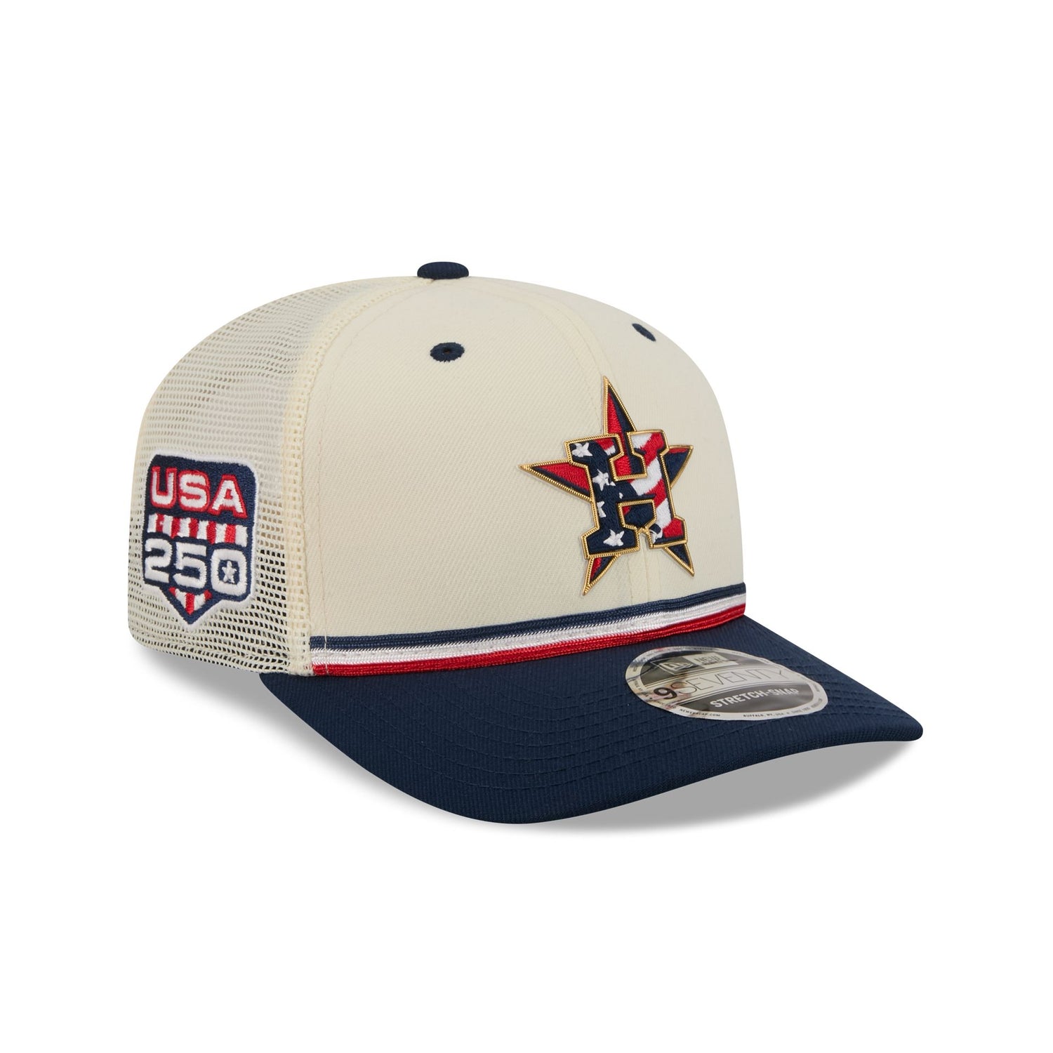 Houston Astros Independence Day 2026 9SEVENTY Trucker Hat