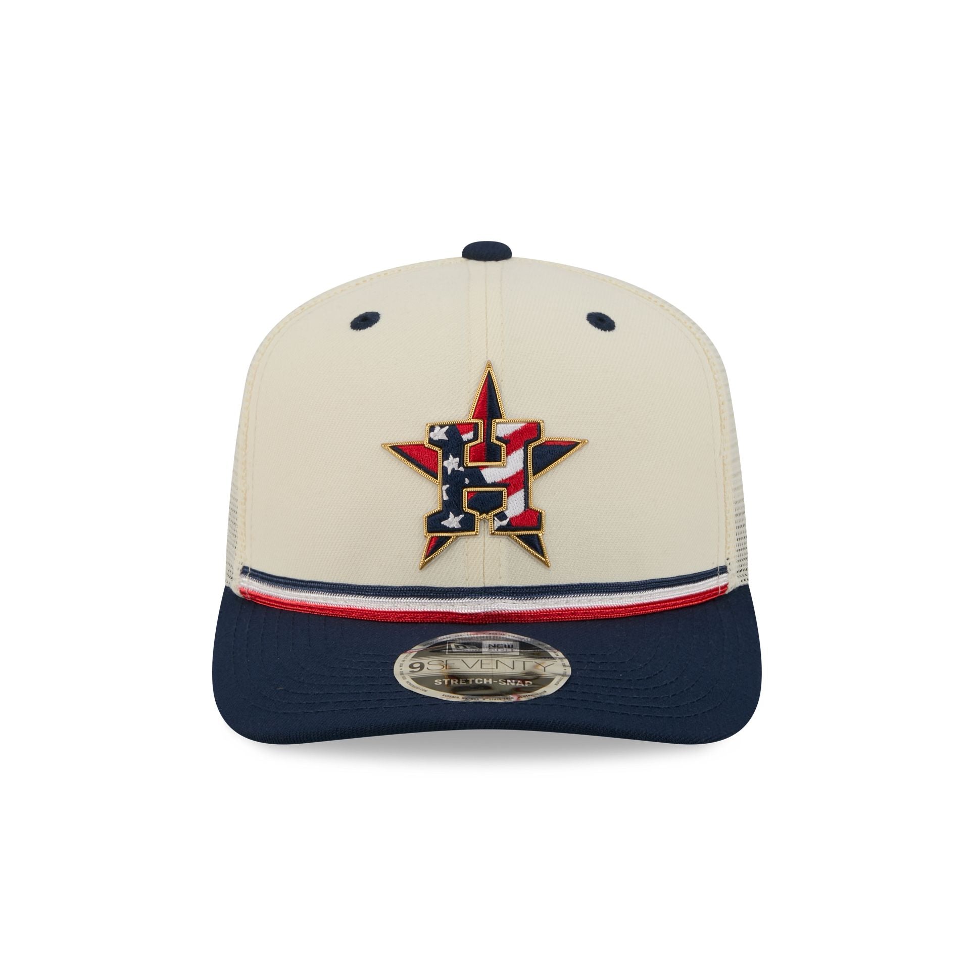 Houston Astros Independence Day 2026 9SEVENTY Trucker Hat
