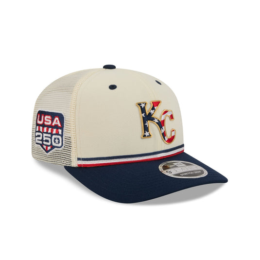 Kansas City Royals Independence Day 2026 9SEVENTY Trucker Hat - New Era Cap
