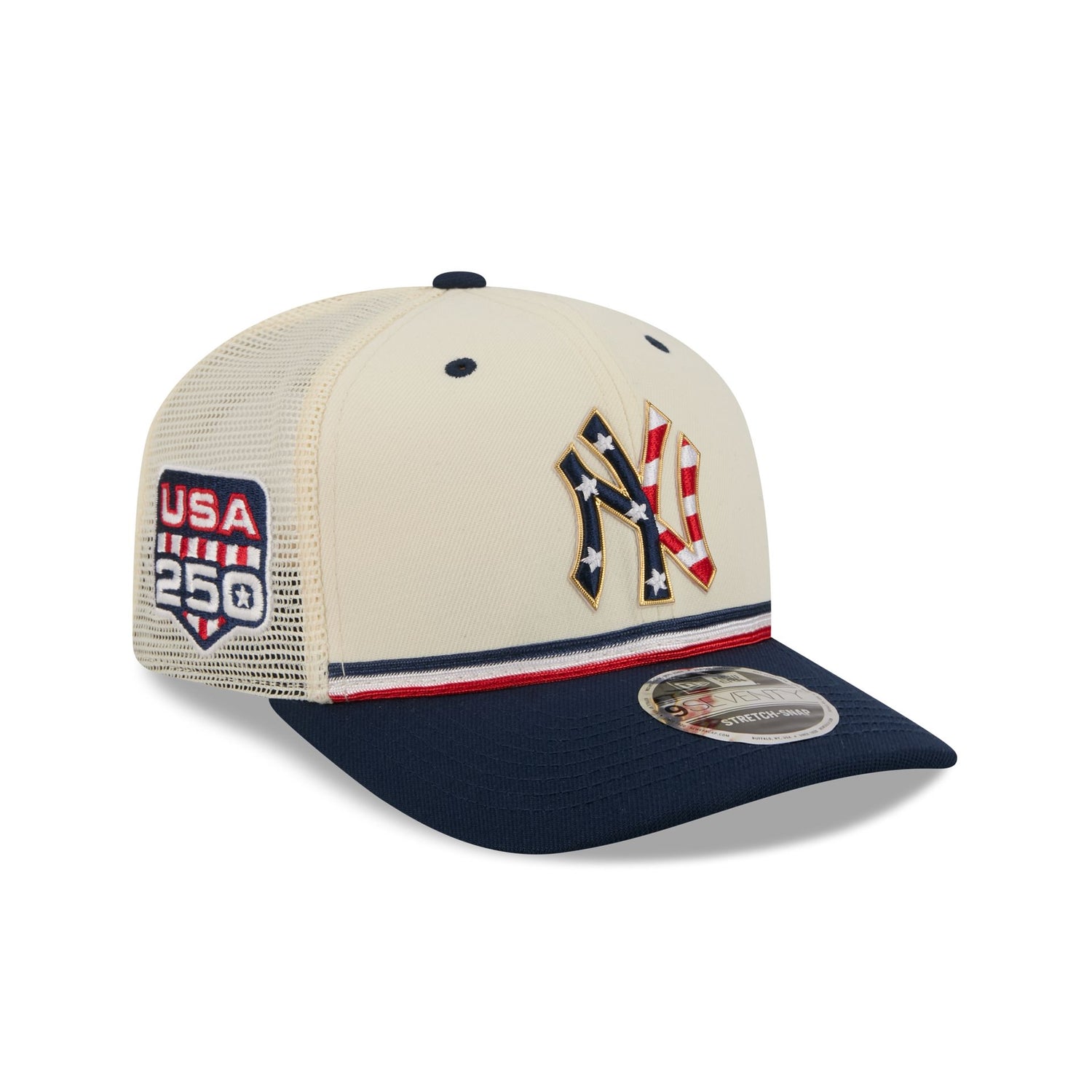 New York Yankees Independence Day 2026 9SEVENTY Trucker Hat