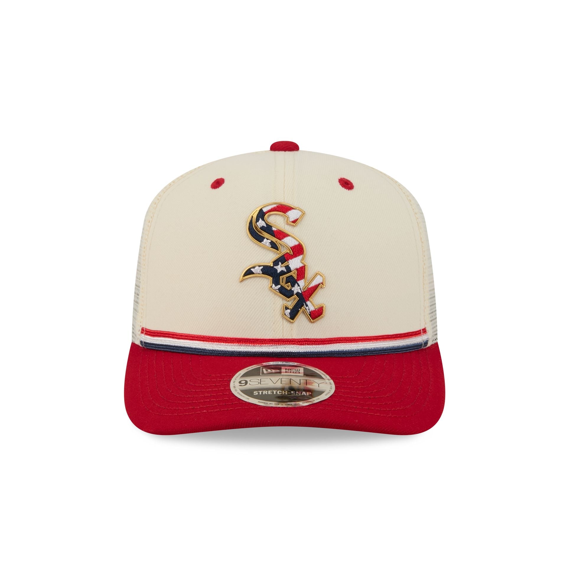 Chicago White Sox Independence Day 2026 9SEVENTY Trucker Hat