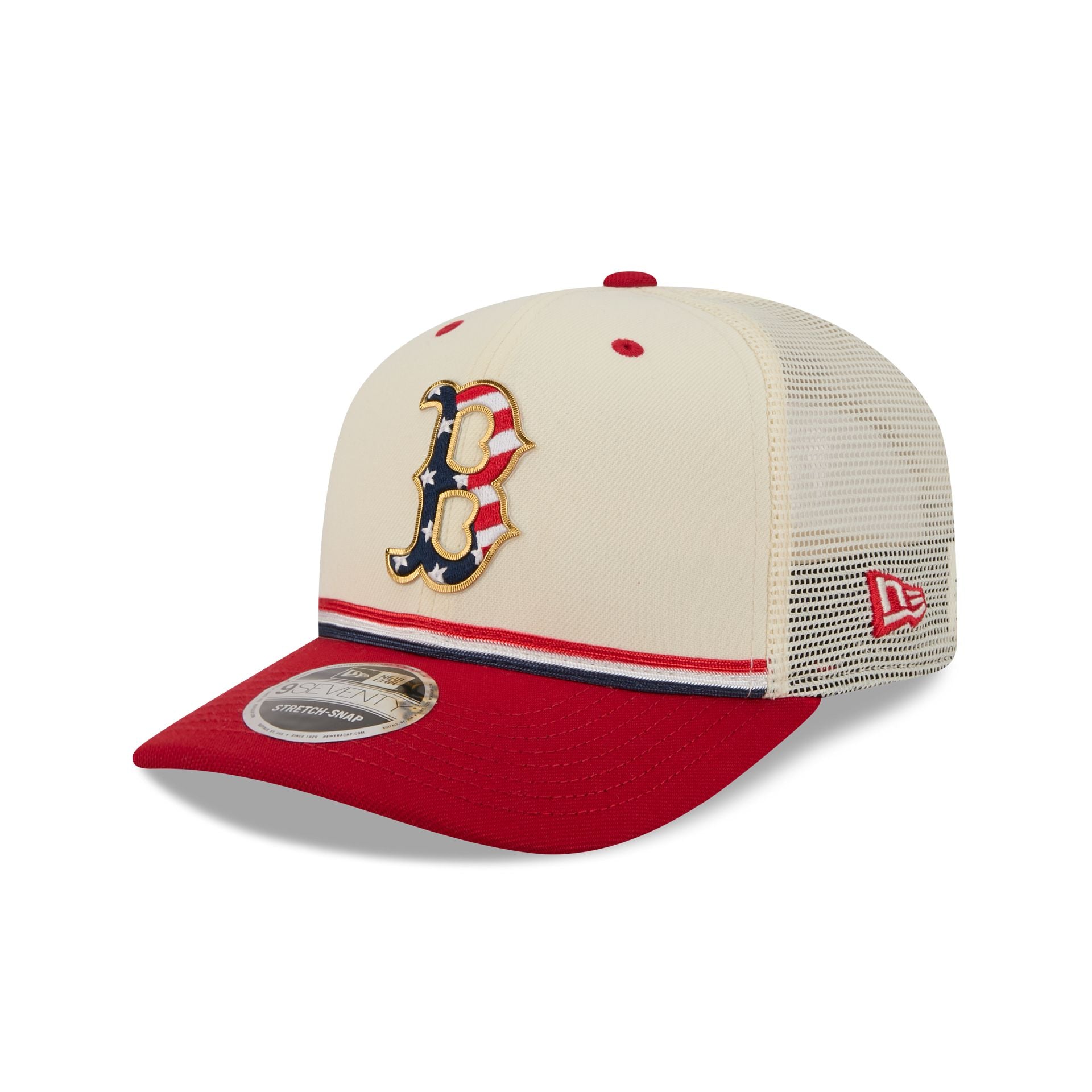 Boston Red Sox Independence Day 2026 9SEVENTY Trucker Hat