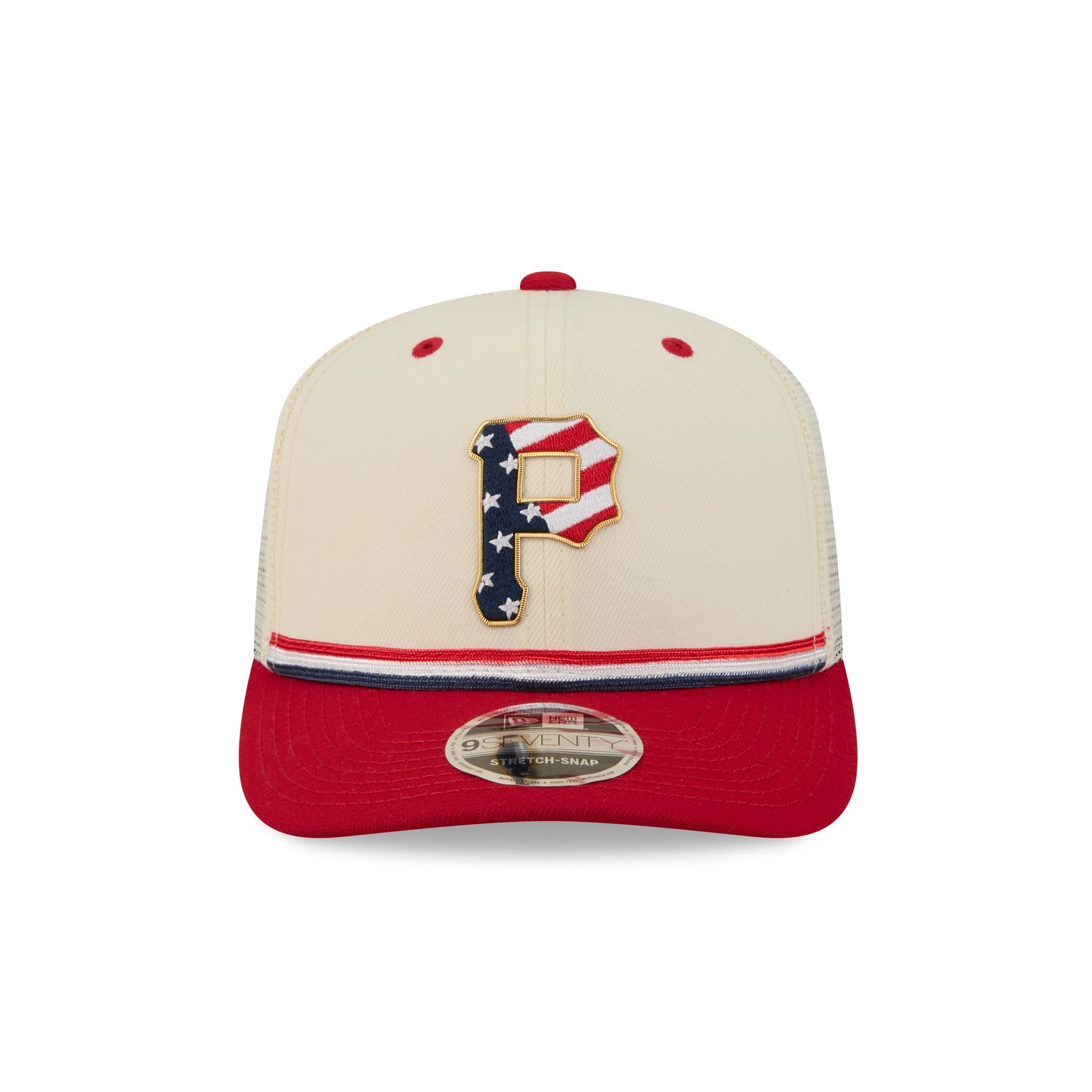 Pittsburgh Pirates Independence Day 2026 9SEVENTY Trucker Hat