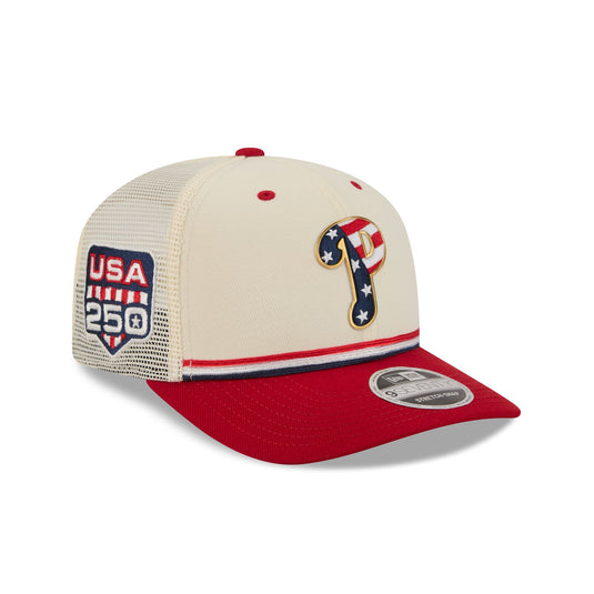 Philadelphia Phillies Independence Day 2026 9SEVENTY Trucker Hat - New Era Cap