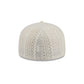 New Era Cap Gold Tier Chrome White Knit 59FIFTY Fitted Hat