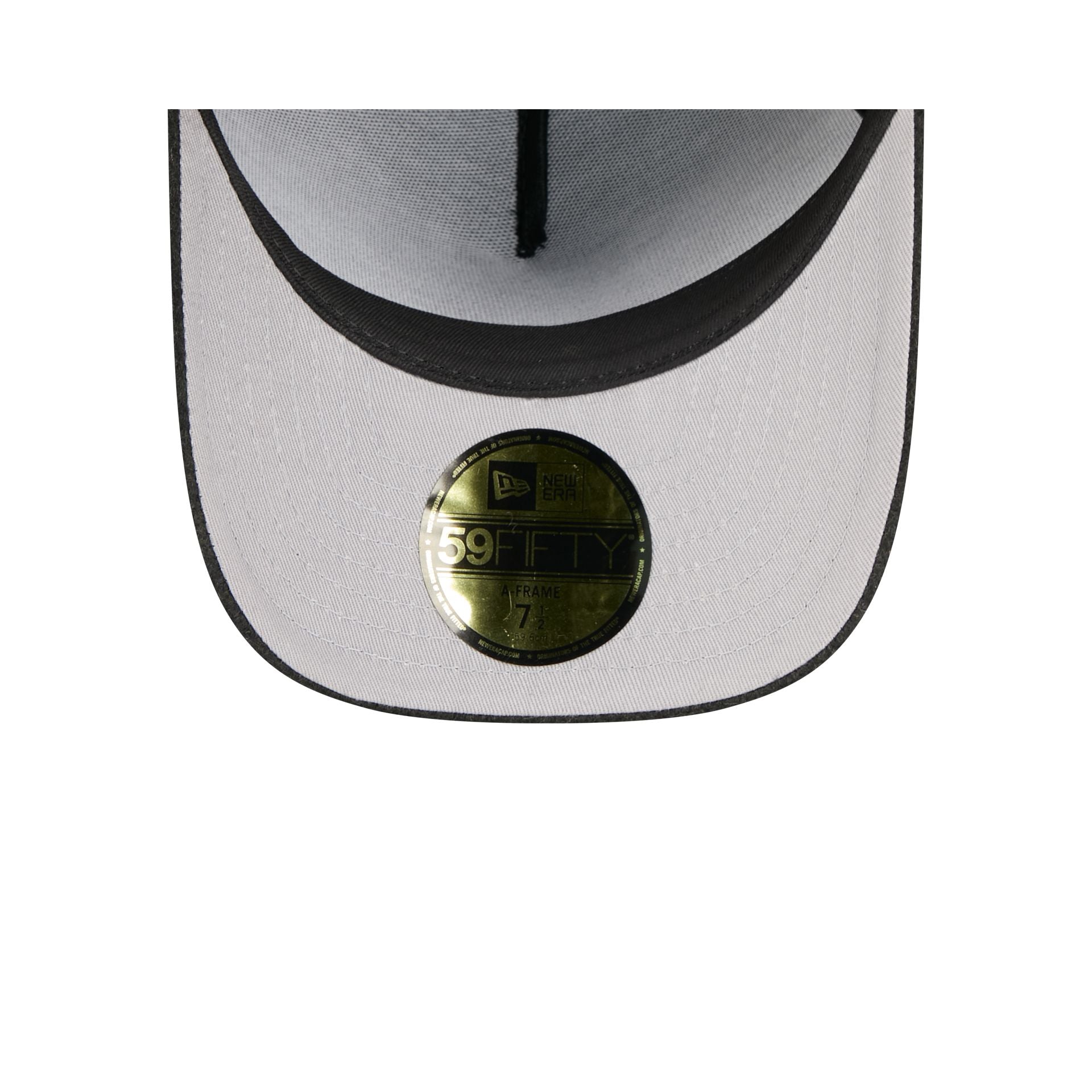 New Era Cap Black Platinum Tier Graphite Cashmere 59FIFTY A-Frame Fitt