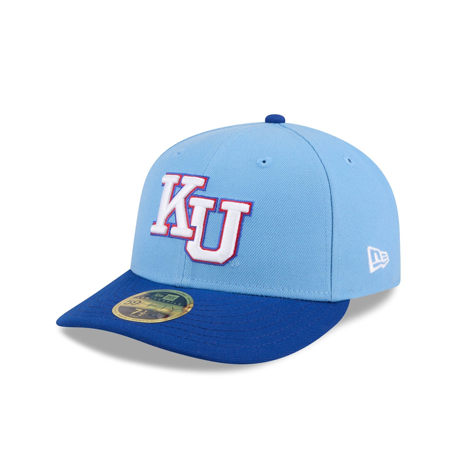 New Era x adidas Kansas Jayhawks Sky Blue Low Profile 59FIFTY Fitted Hat