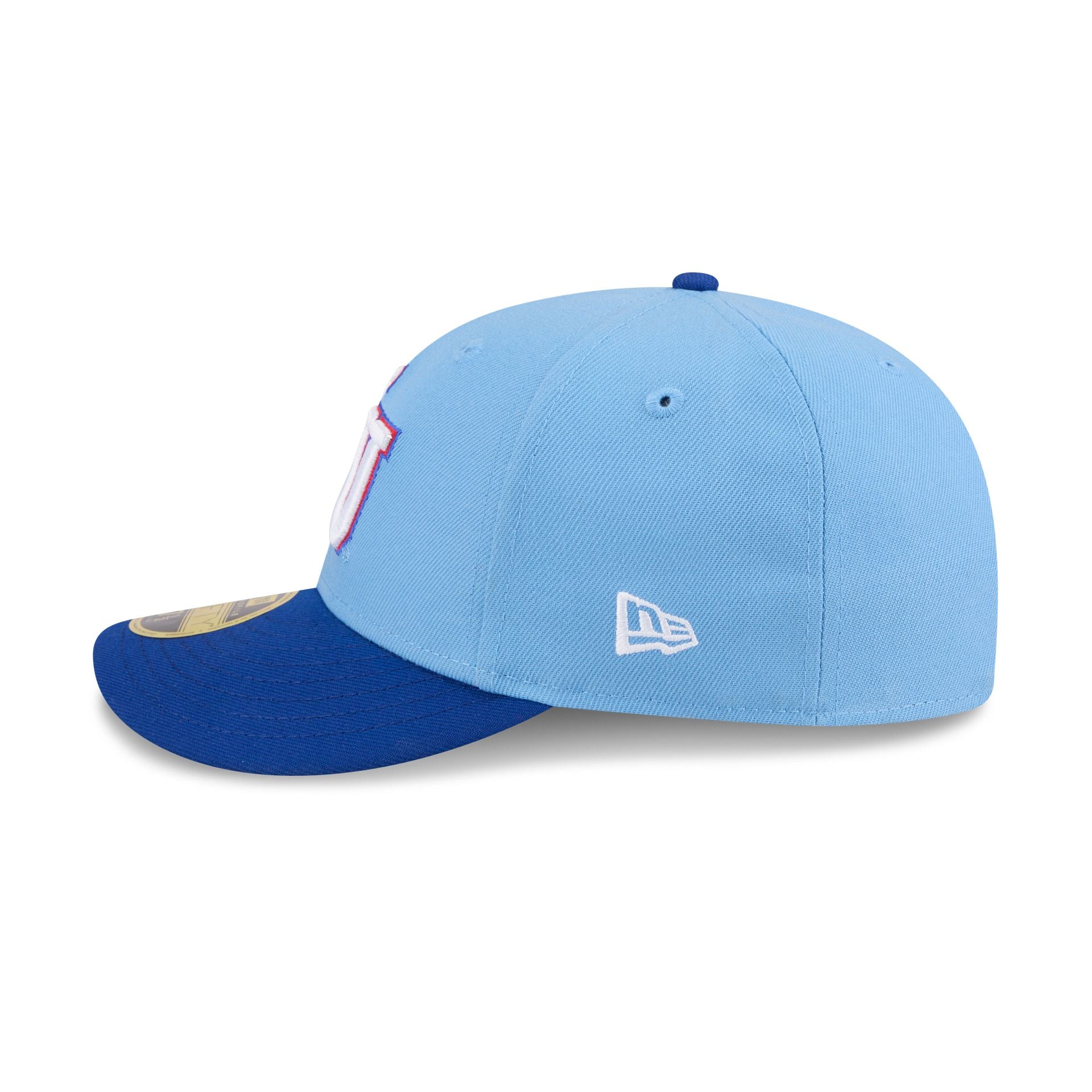 New Era x adidas Kansas Jayhawks Sky Blue Low Profile 59FIFTY Fitted Hat