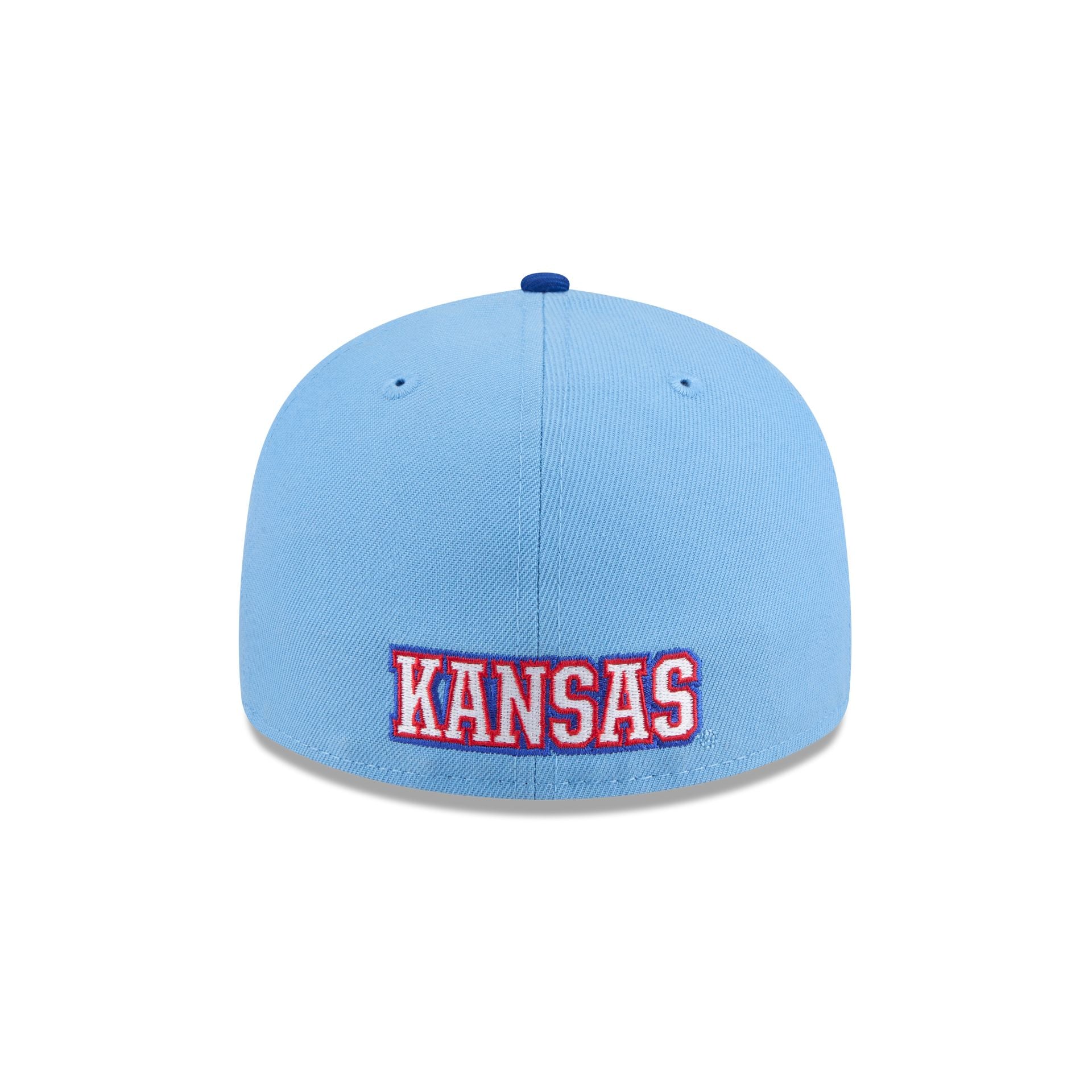 New Era x adidas Kansas Jayhawks Sky Blue Low Profile 59FIFTY Fitted Hat
