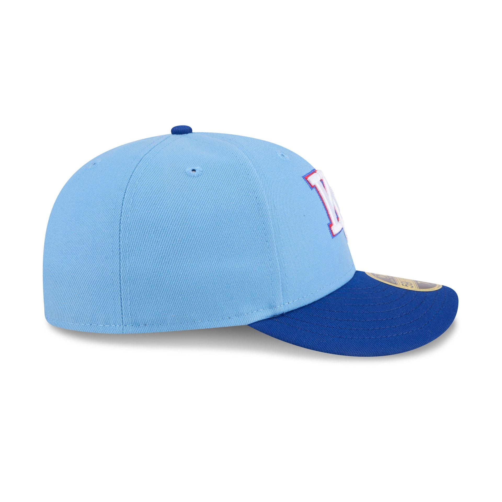 New Era x adidas Kansas Jayhawks Sky Blue Low Profile 59FIFTY Fitted Hat