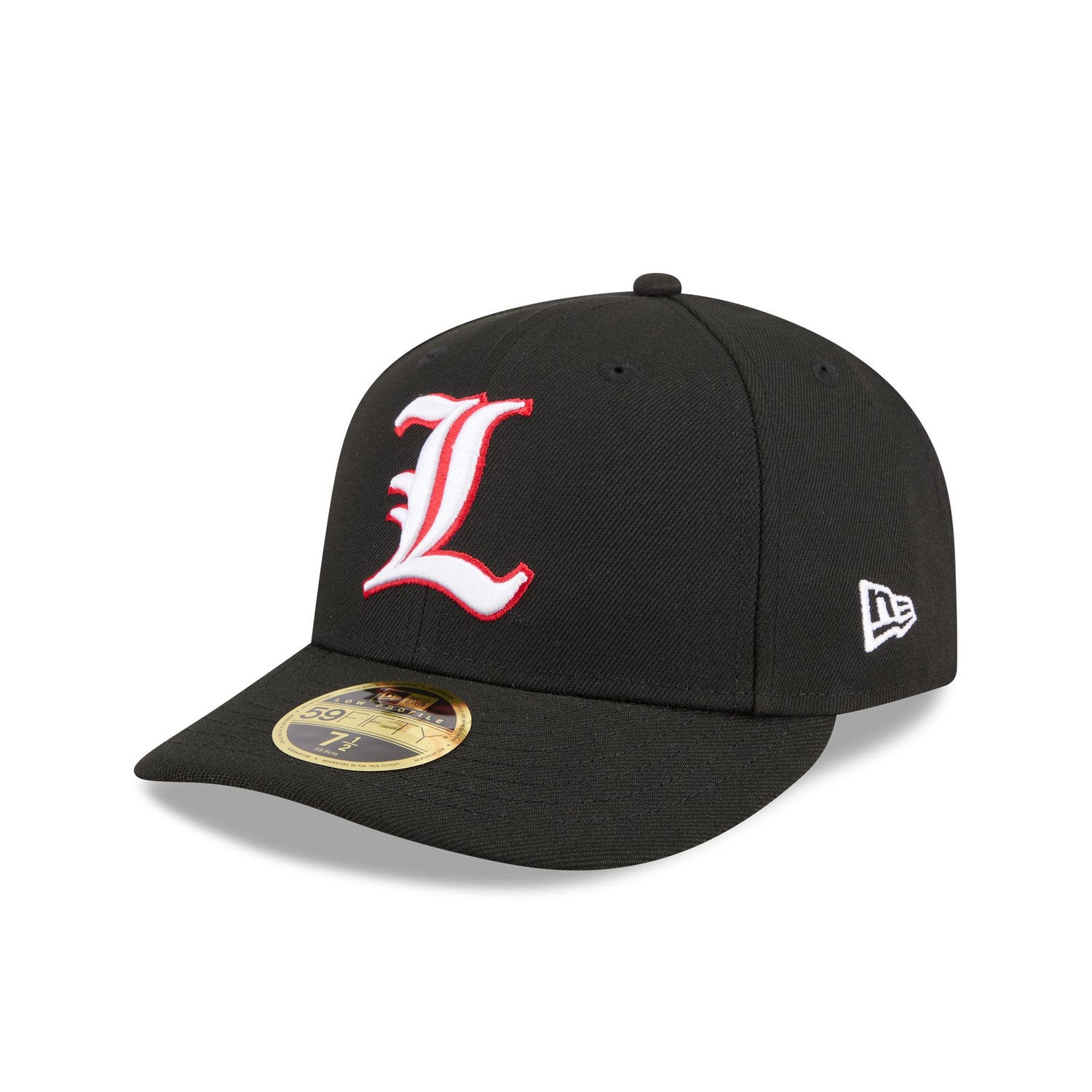 New Era x adidas Louisville Cardinals Black Low Profile 59FIFTY Fitted Hat