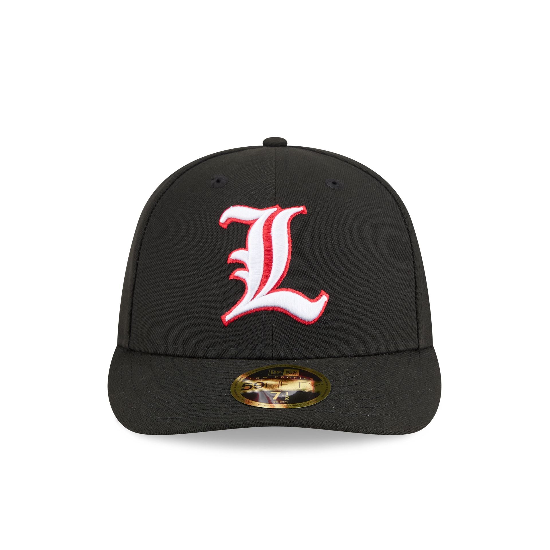 New Era x adidas Louisville Cardinals Black Low Profile 59FIFTY Fitted Hat