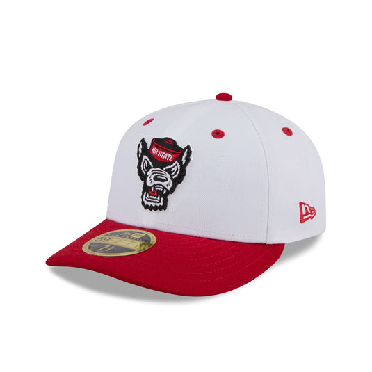 New Era x adidas NC State Wolfpack White Low Profile 59FIFTY Fitted Hat - New Era Cap