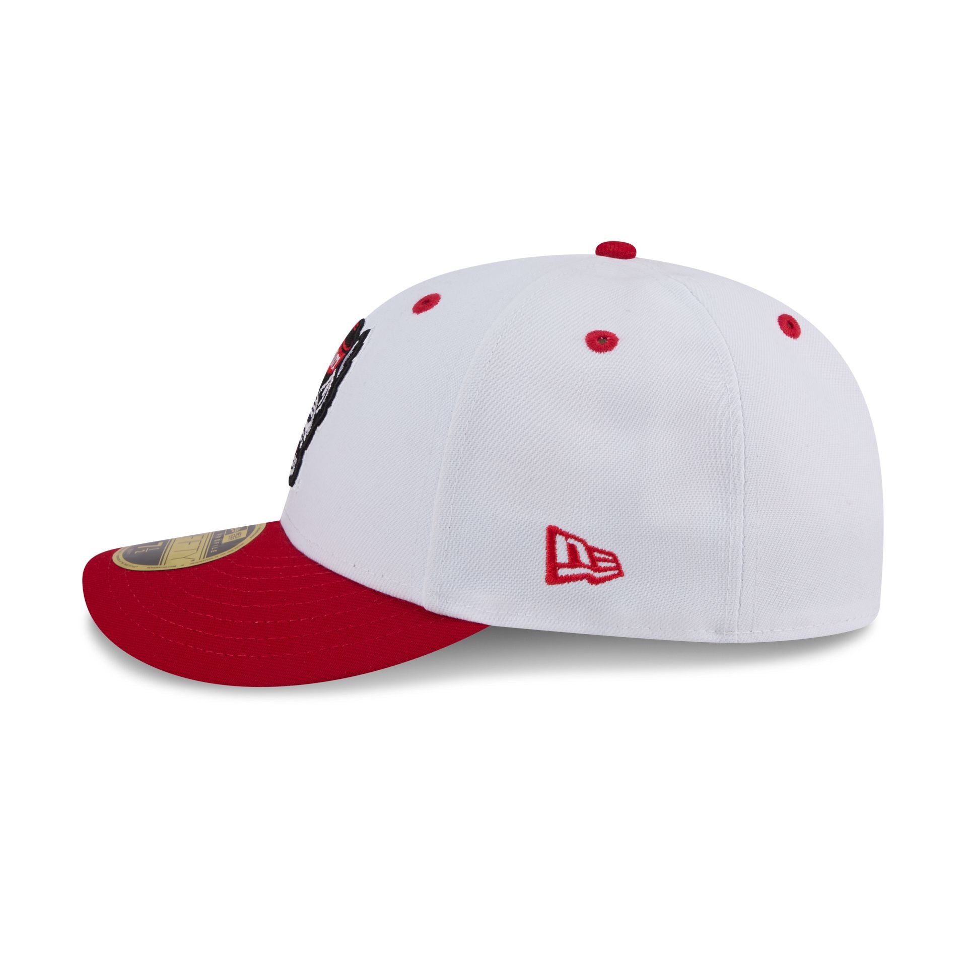 New Era x adidas NC State Wolfpack White Low Profile 59FIFTY Fitted Hat