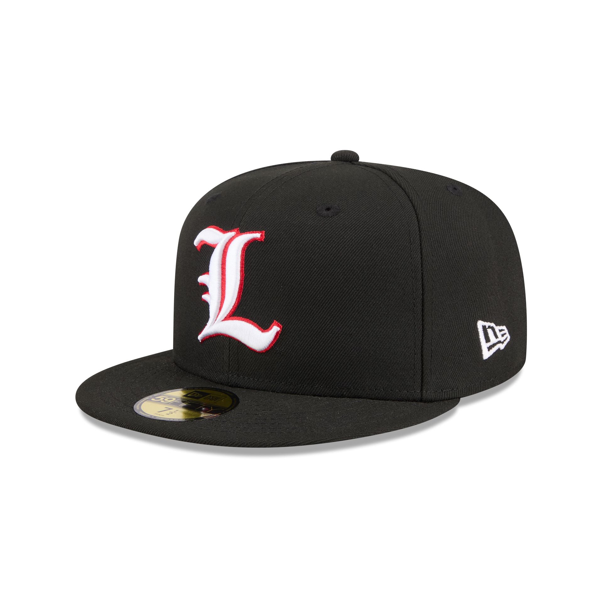 New Era x adidas Louisville Cardinals Black 59FIFTY Fitted Hat