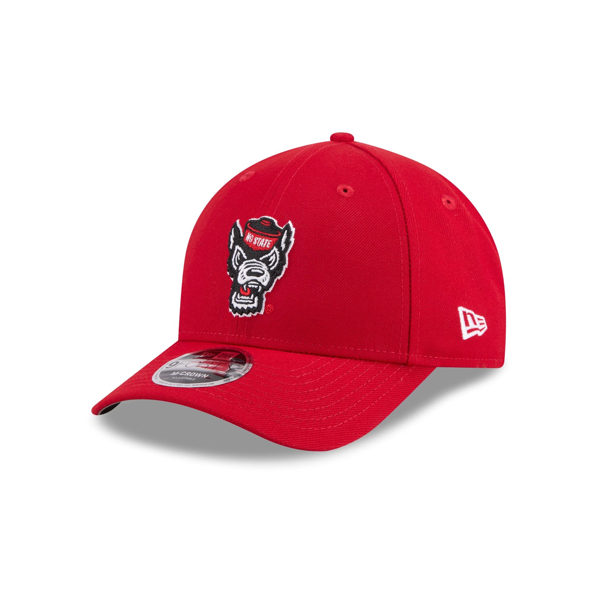 New Era x adidas NC State Wolfpack Scarlet 9FORTY M-Crown Snapback Hat