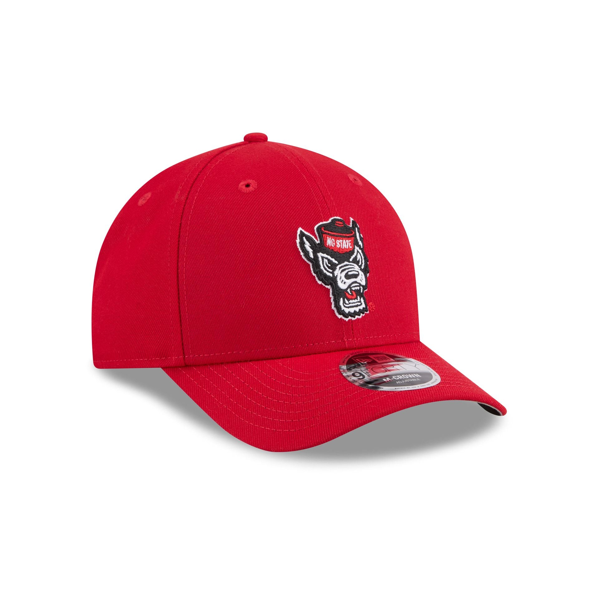 New Era x adidas NC State Wolfpack Scarlet 9FORTY M-Crown Snapback Hat