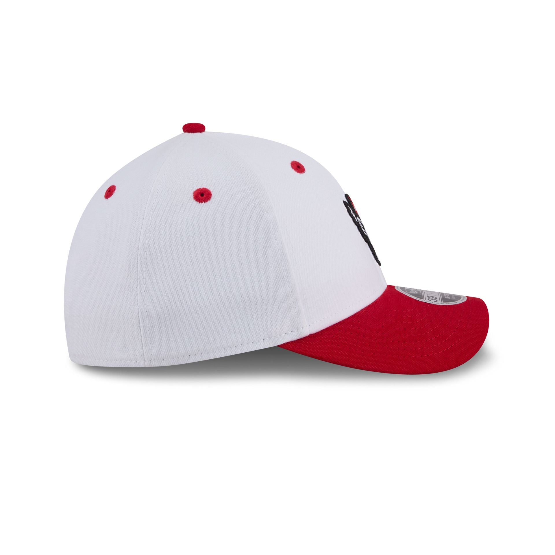 New Era x adidas NC State Wolfpack White 39THIRTY M-Crown Stretch Fit Hat