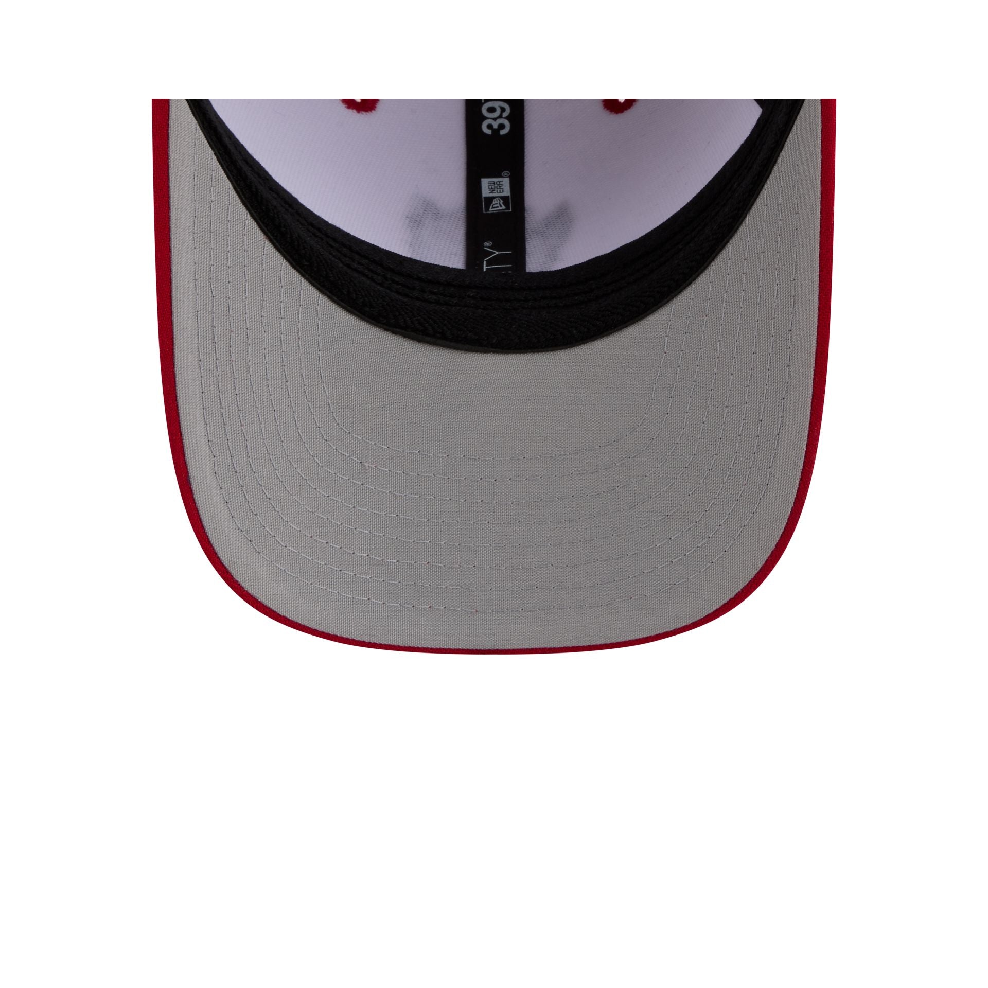 New Era x adidas NC State Wolfpack White 39THIRTY M-Crown Stretch Fit Hat