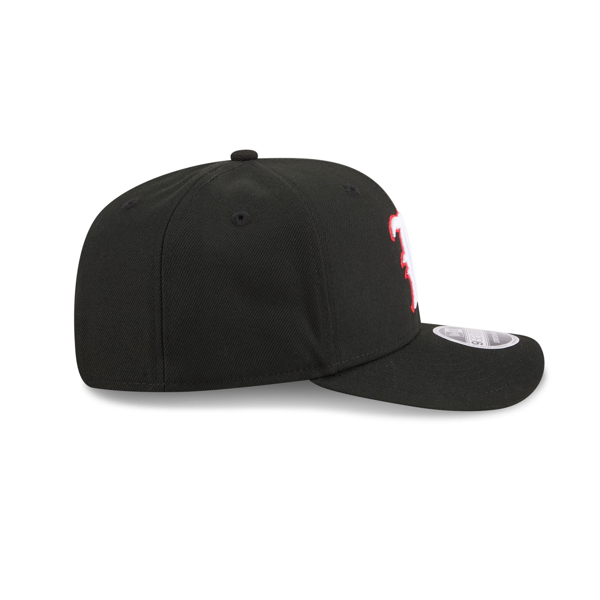 New Era x adidas Louisville Cardinals Black 9SEVENTY Stretch-Snap