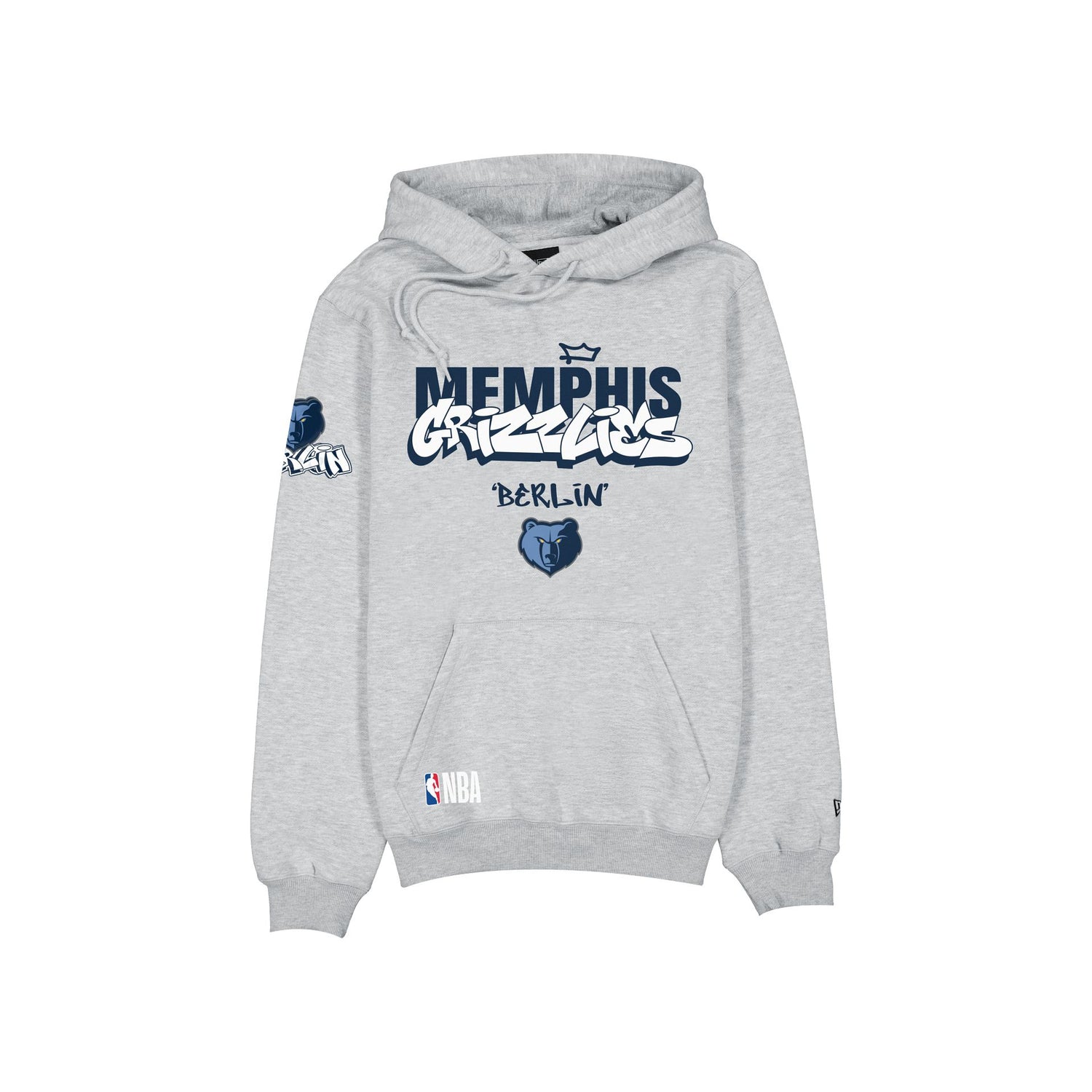 Memphis Grizzlies 2026 Berlin Game Gray Hoodie