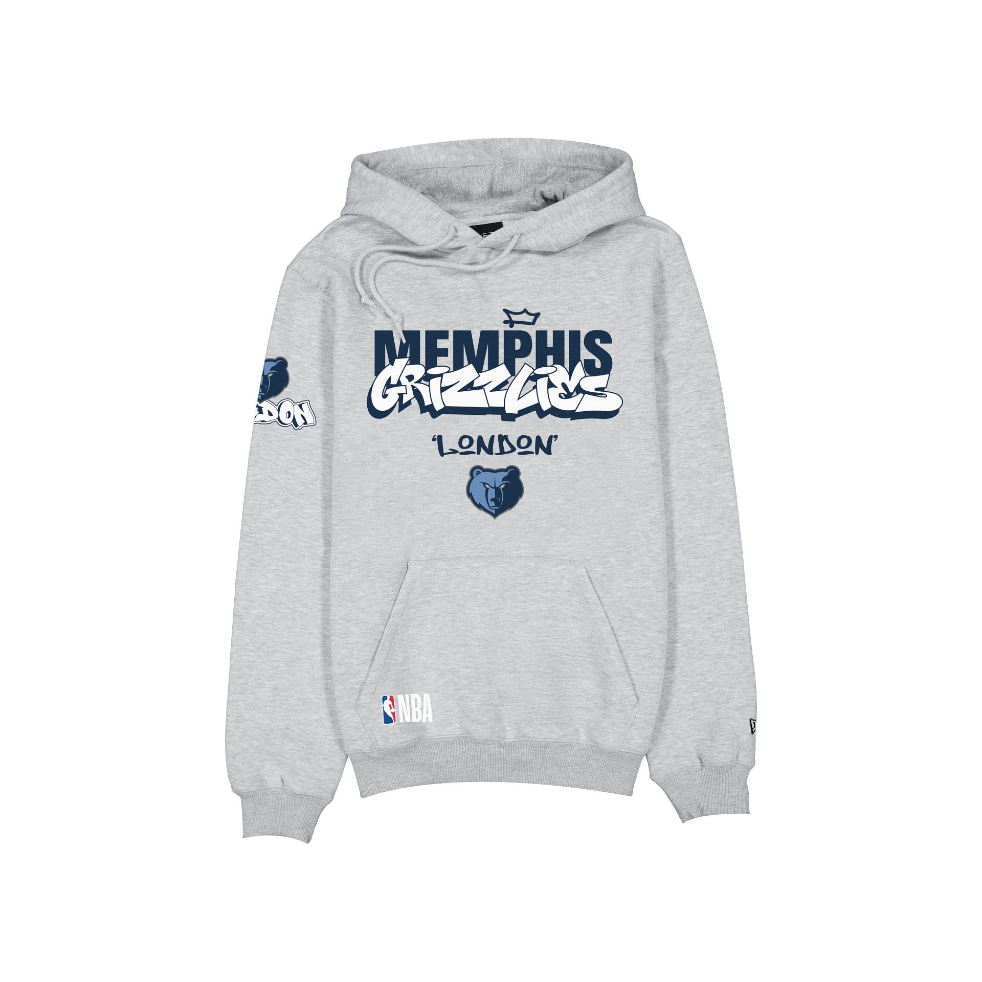 Memphis Grizzlies 2026 London Game Gray Hoodie